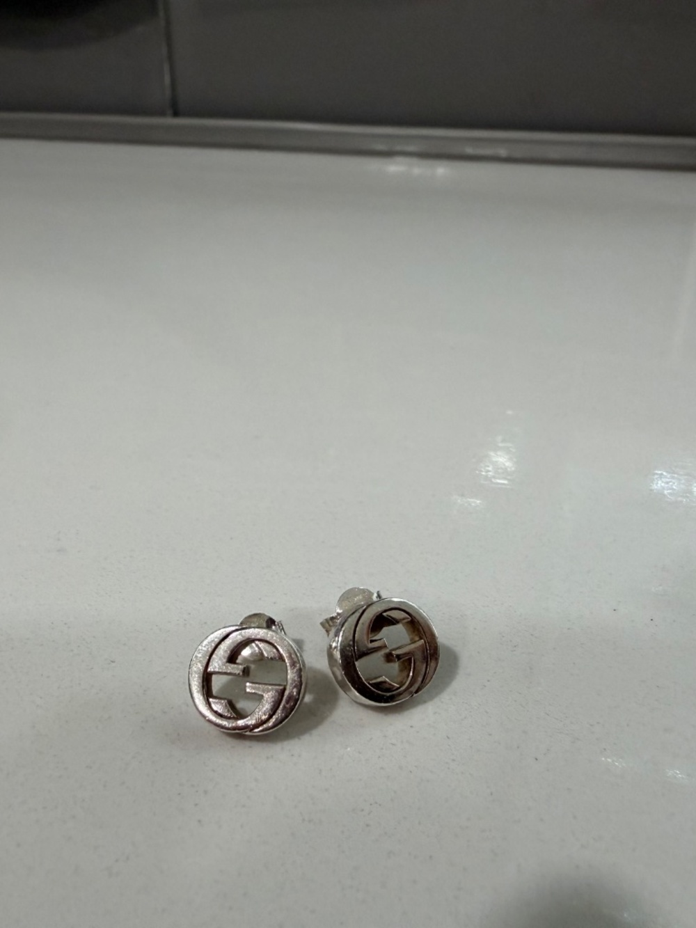 Gucci stud earrings sterling silver - Picture 6 of 7
